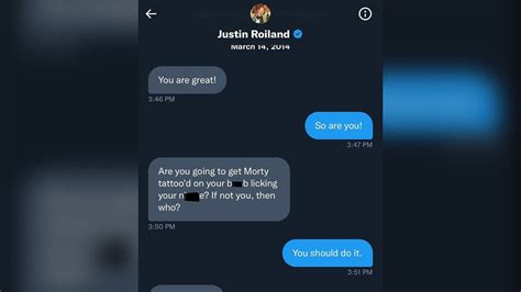 Jan 13, 2023 at 337 AM EST. . Justin roiland leaked text messages